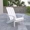 Flash Furniture Charlestown All-Weather Poly Resin Wood Adirondack Chair in White JJ-C14501-WH-GG - alternate 1